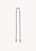 Bandoulière chaine Agneau Noir Silver