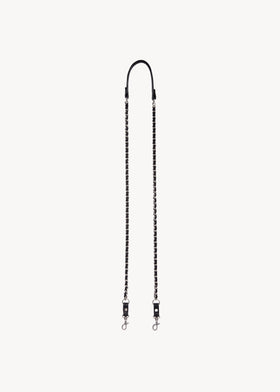 Bandoulière chaine Agneau Noir Silver