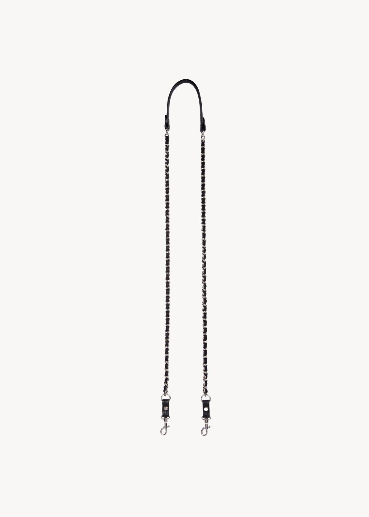 Bandoulière chaine Agneau Noir Silver