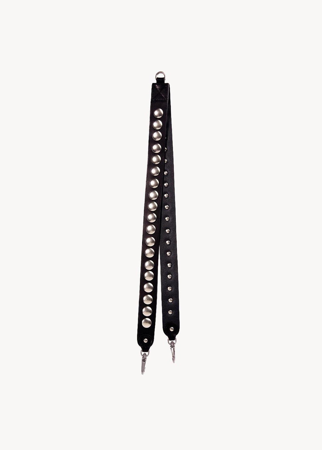 Bandoulière festival Vachette Noir Silver