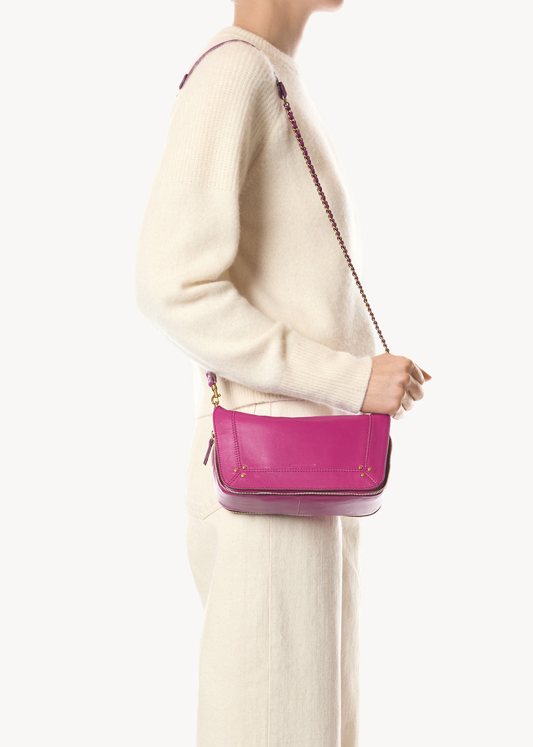 Sac Bobi S Agneau Bougainvillier