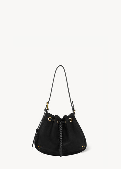 Sac Andy Croûte Velours Noir