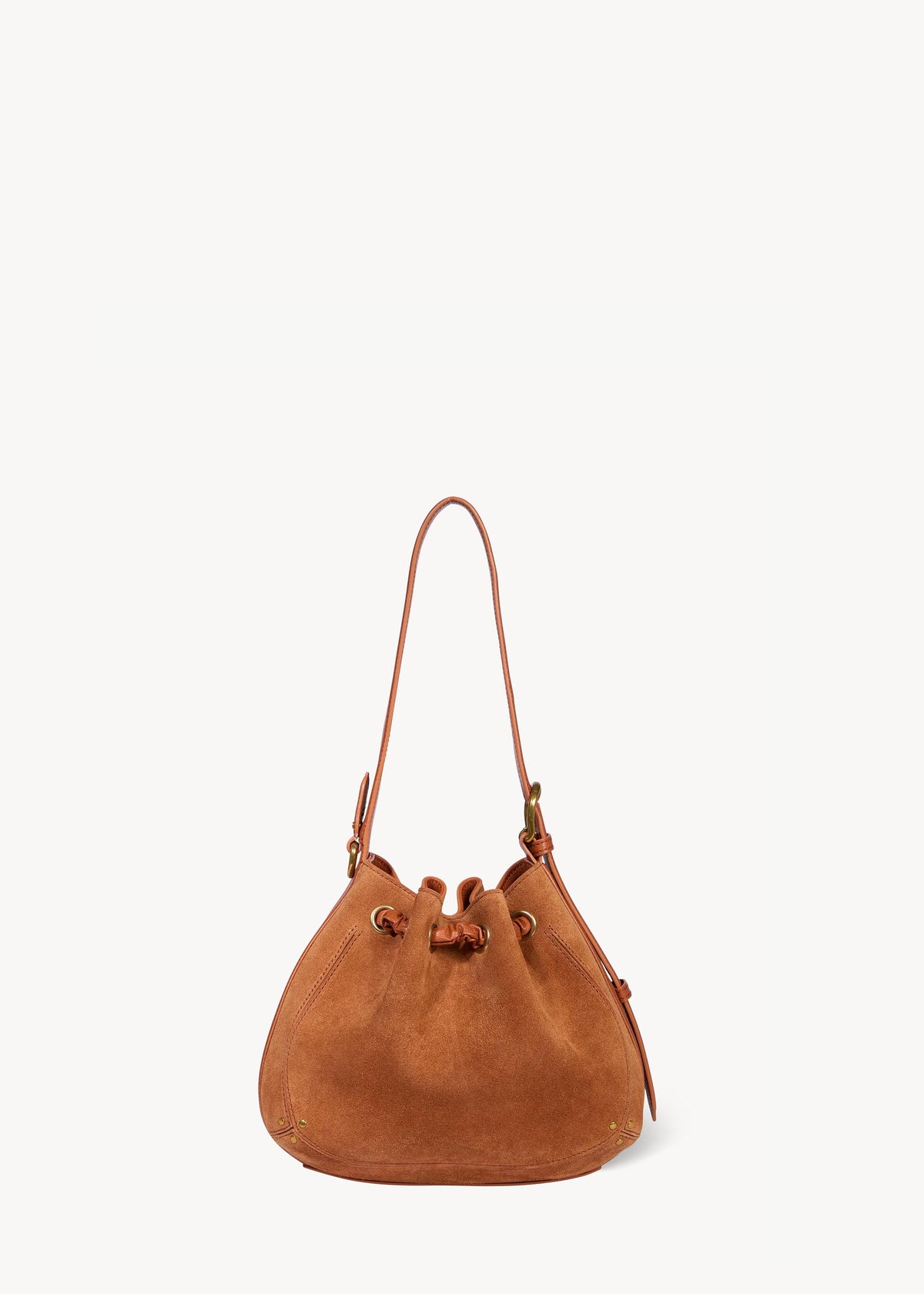 Sac Andy Croûte Velours Caramel