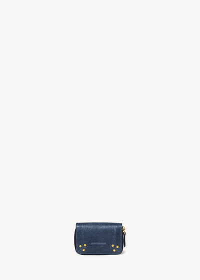 Porte-monnaie Henri Agneau Bubble Night Blue