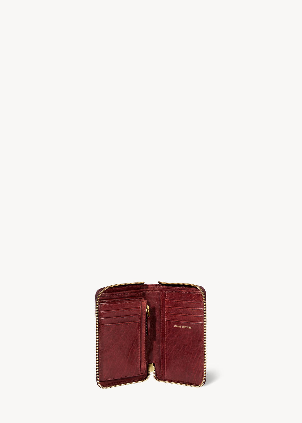 Portefeuille Julien Agneau Bubble Burgundy