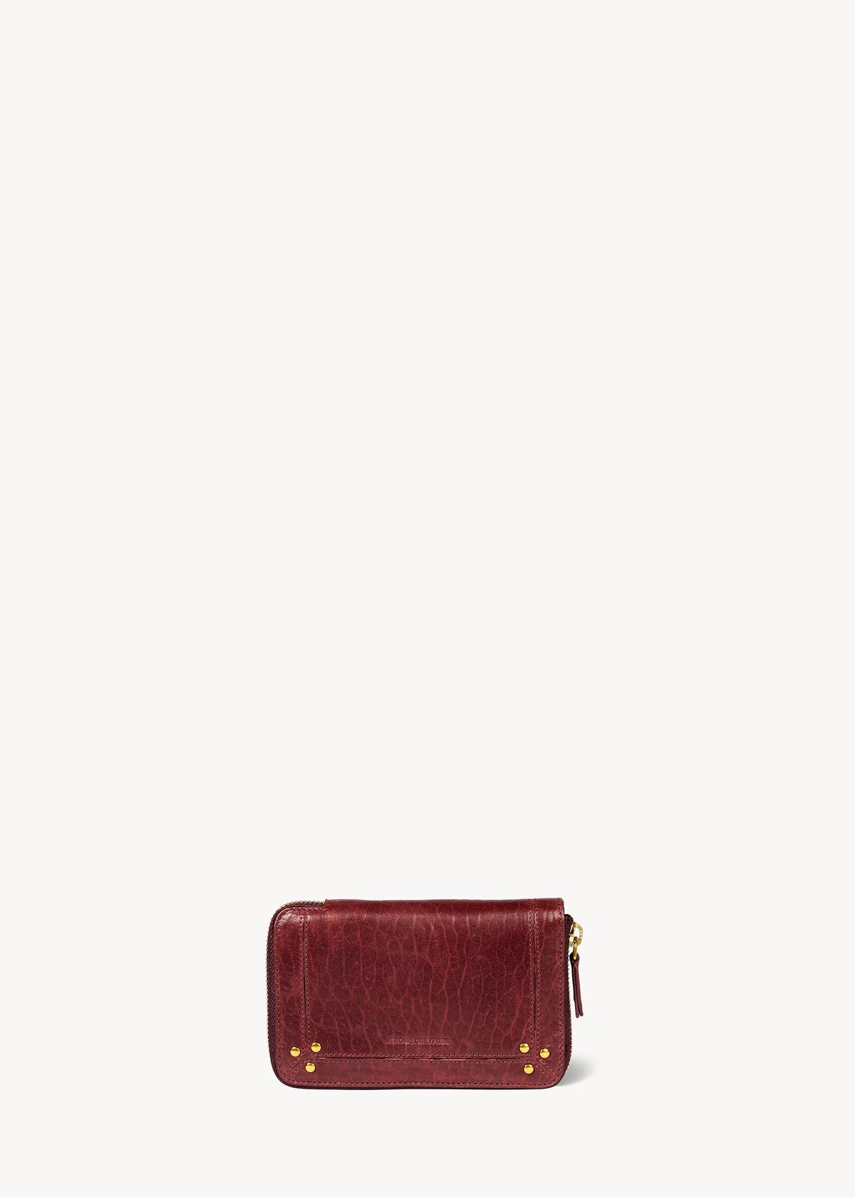 Portefeuille Julien Agneau Bubble Burgundy