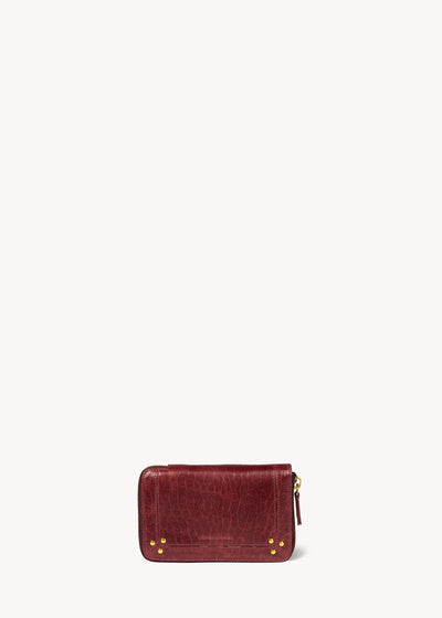 Brieftasche Julien Bubble Burgundy Lammleder