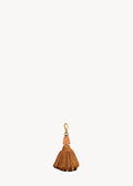 Porte-clés Big Pompon Chèvre Caramel