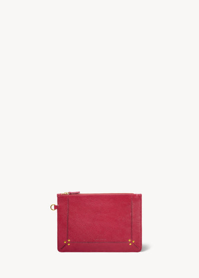 Clutch Popoche M Carmin Ziegenleder