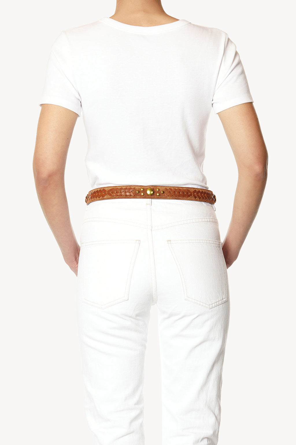Ceinture Gaucho Croûte Velours Caramel