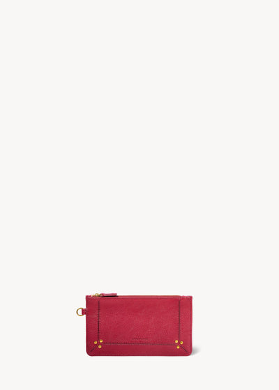 Clutch Popoche S Carmin Ziegenleder
