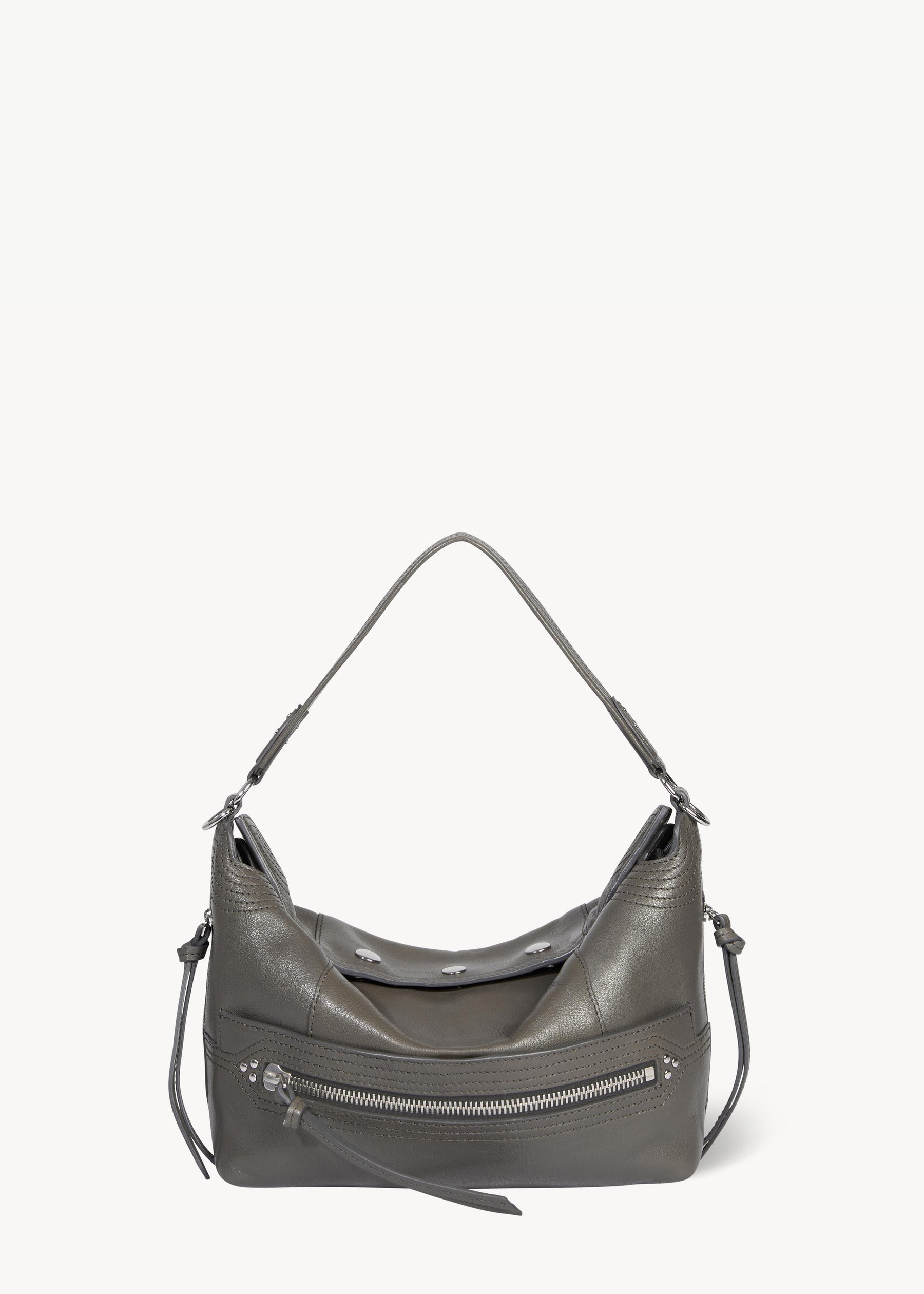 Sac Lucky Hobo buffle Gris