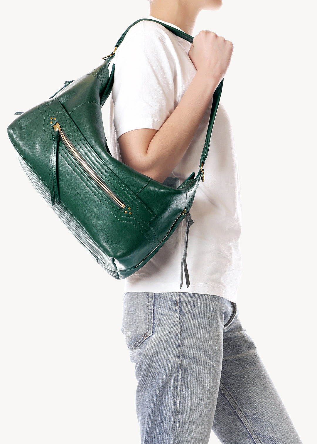Sac Lucky Hobo Large buffle Avocat