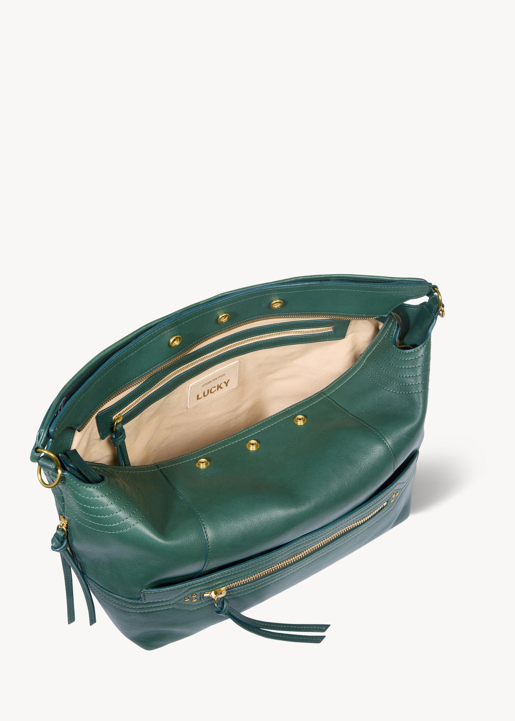 Sac Lucky Hobo Large buffle Avocat
