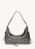 Sac Lucky Hobo Large buffle Gris