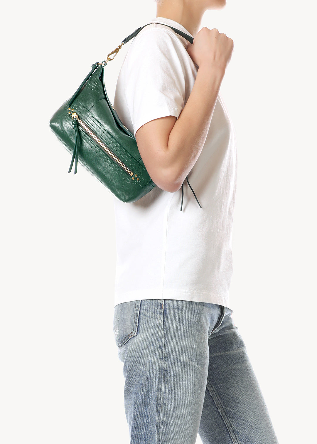 Sac Lucky Hobo Small buffle Avocat