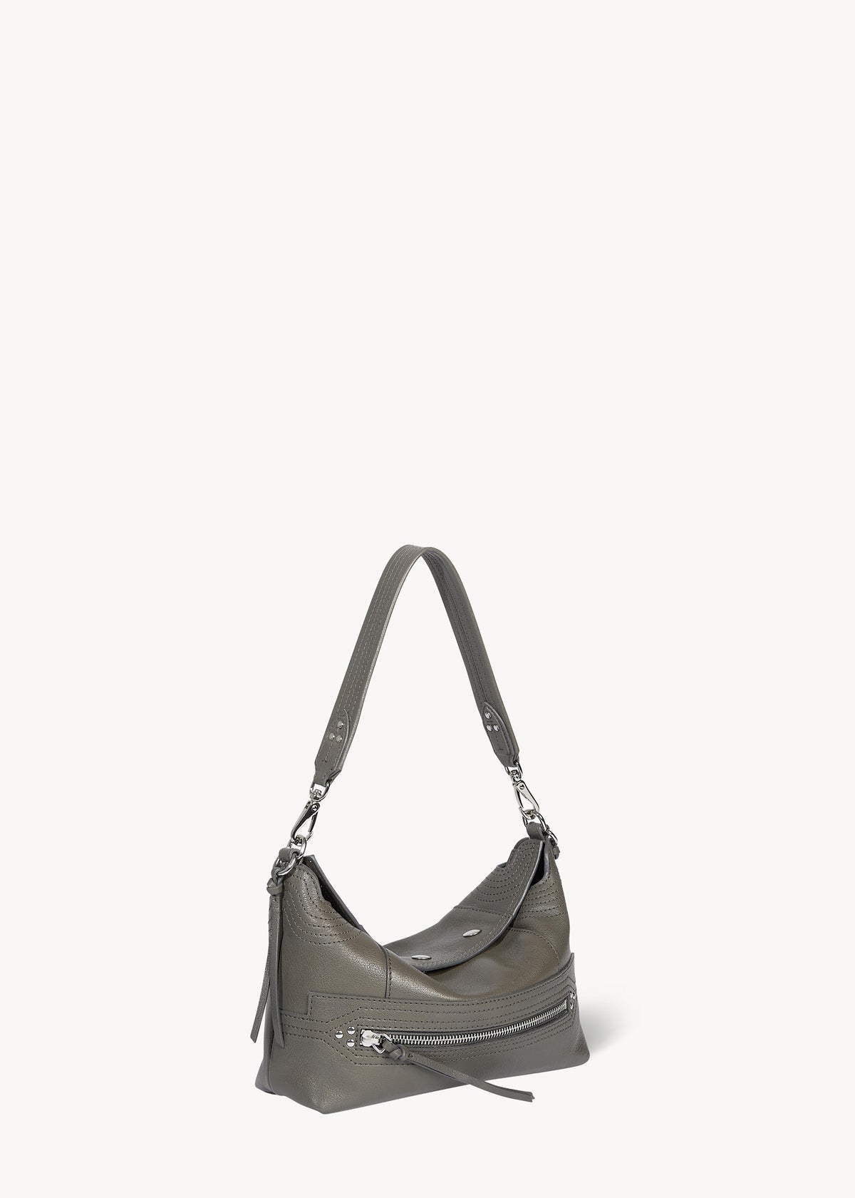 Sac Lucky Hobo Small buffle Gris