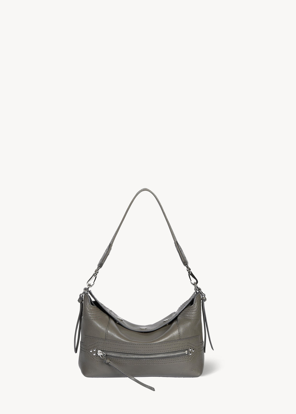Sac Lucky Hobo Small buffle Gris