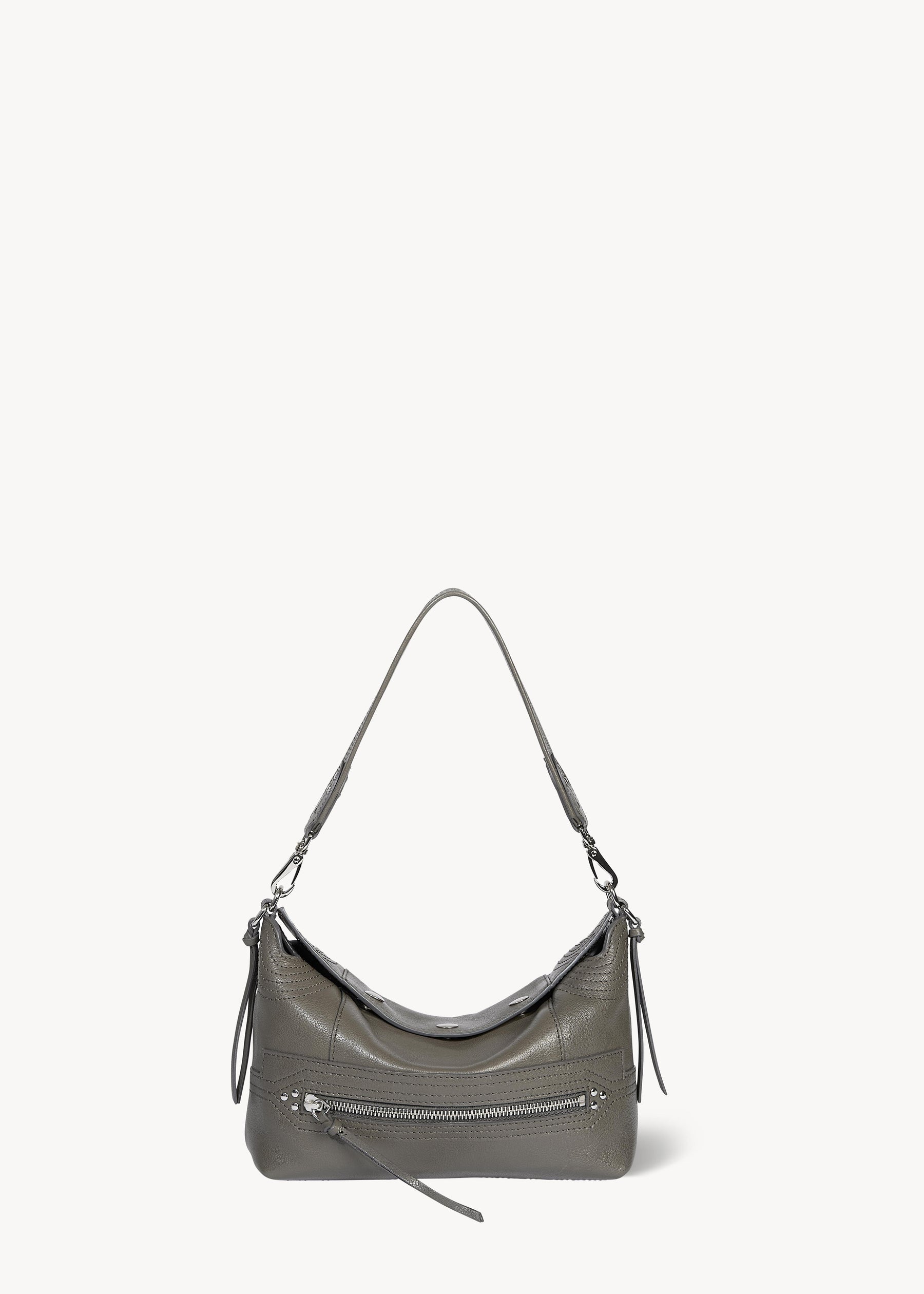 Sac Lucky Hobo Small buffle Gris