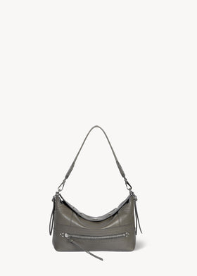 Sac Lucky Hobo Small buffle Gris
