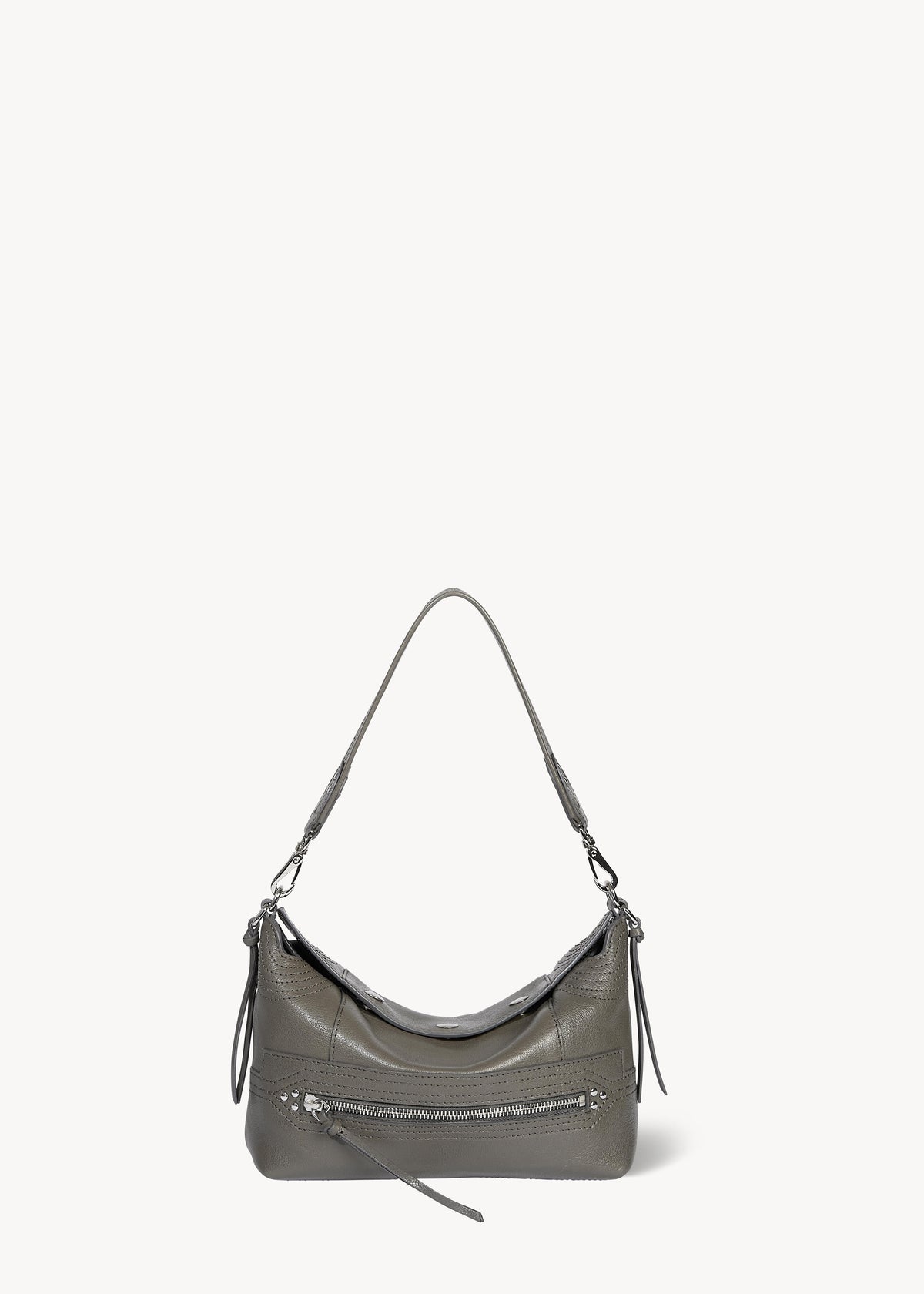Sac Lucky Hobo Small buffle Gris