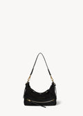 Sac Lucky Hobo Small Croûte Velours Noir