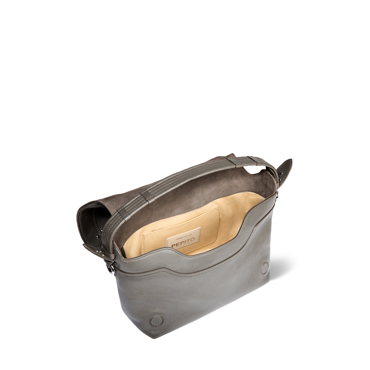 Sac Pepito M buffle Gris