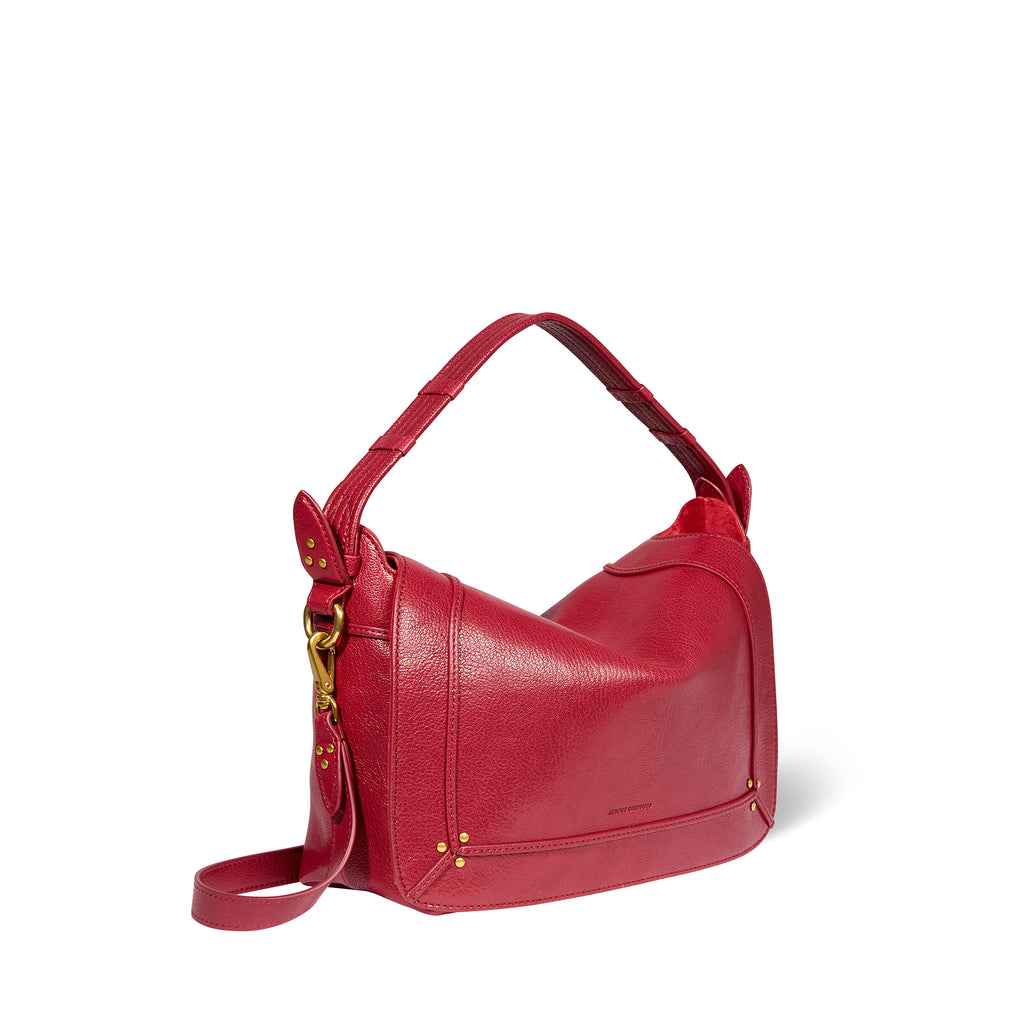 Sac Pepito M Chèvre Carmin