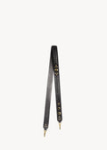 Bandouliere Gaucho Croûte Velours Noir Brass