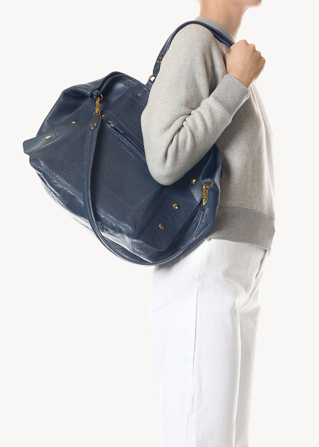 Sac Cabas Roger Agneau Bubble Night Blue