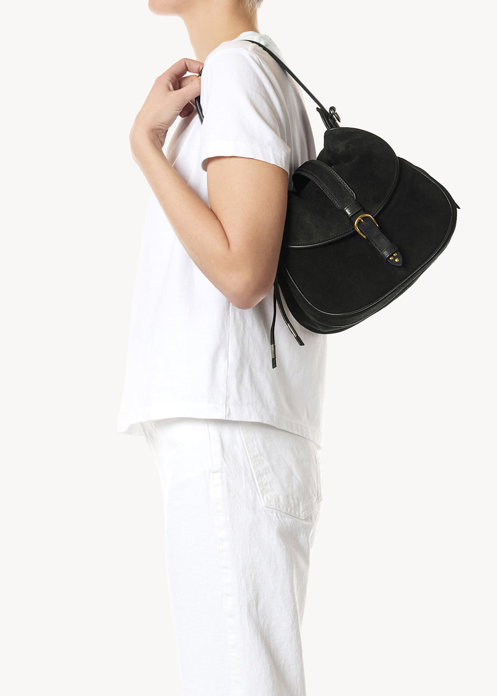 Sac Gildas Croûte Velours Noir
