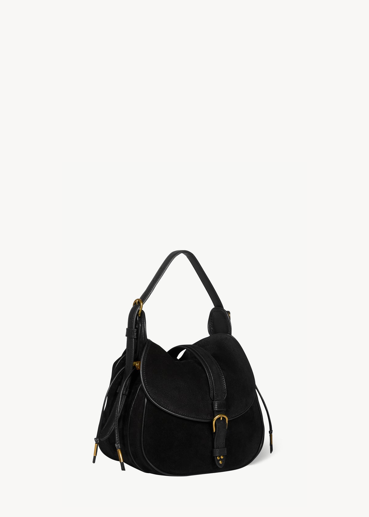 Sac Gildas Croûte Velours Noir