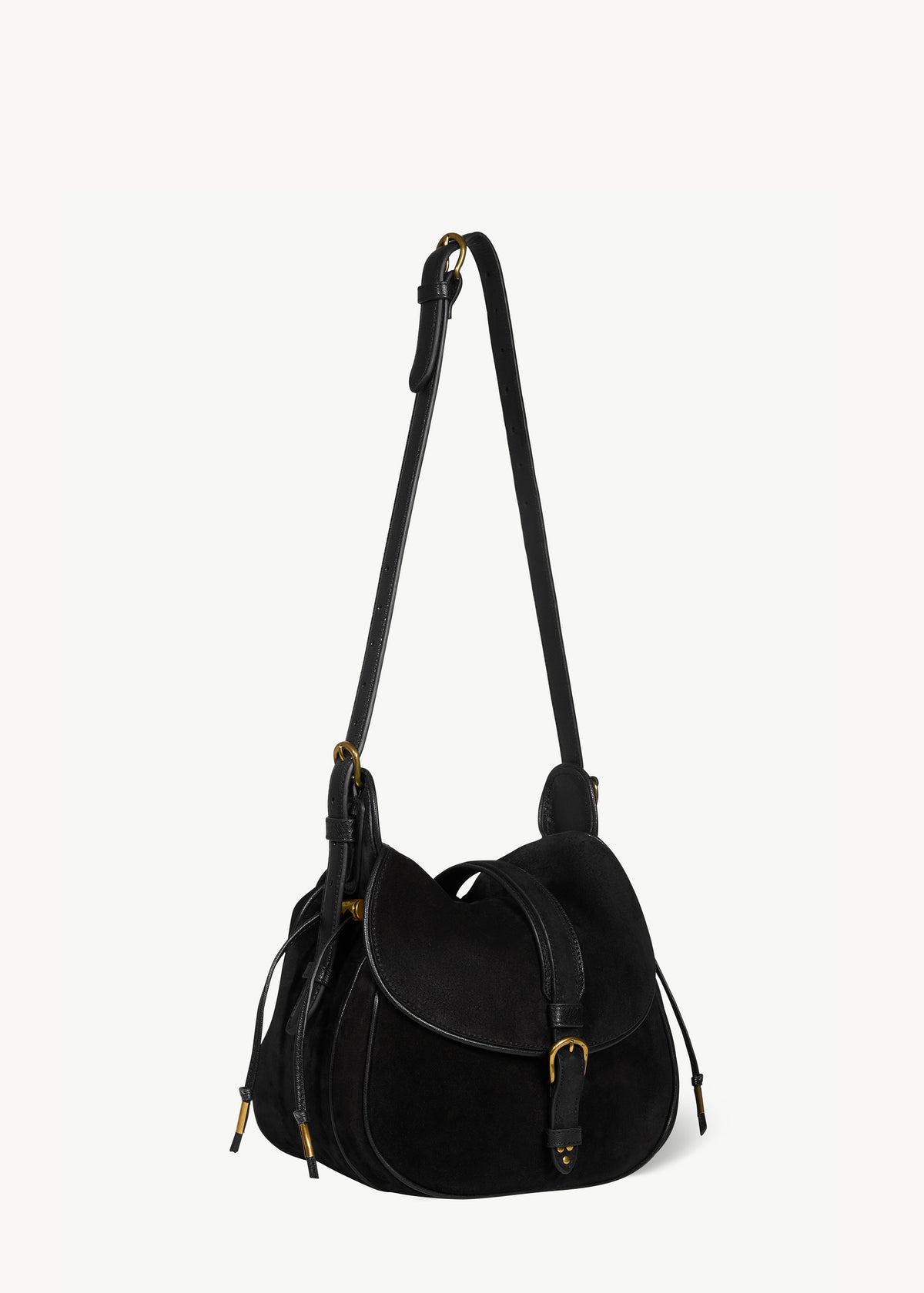 Sac Gildas Croûte Velours Noir