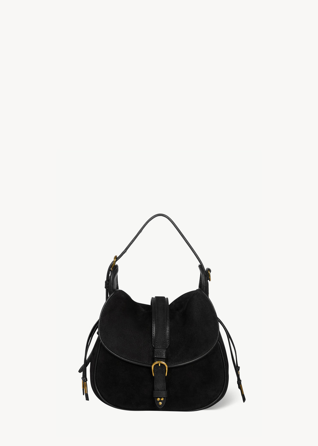Sac Gildas Croûte Velours Noir