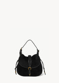 Sac Gildas Croûte Velours Noir