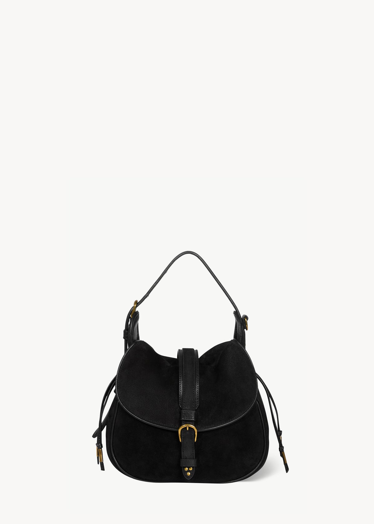Sac Gildas Croûte Velours Noir