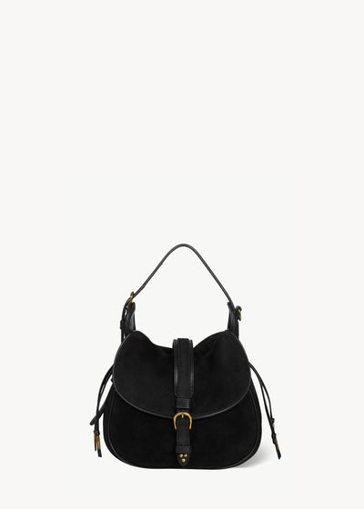 Gildas Tasche Noir Veloursleder