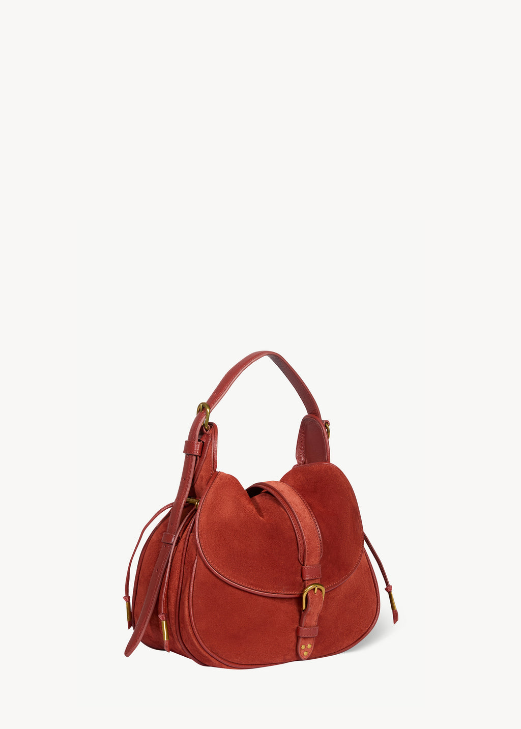 Sac Gildas Croûte Velours Rouille