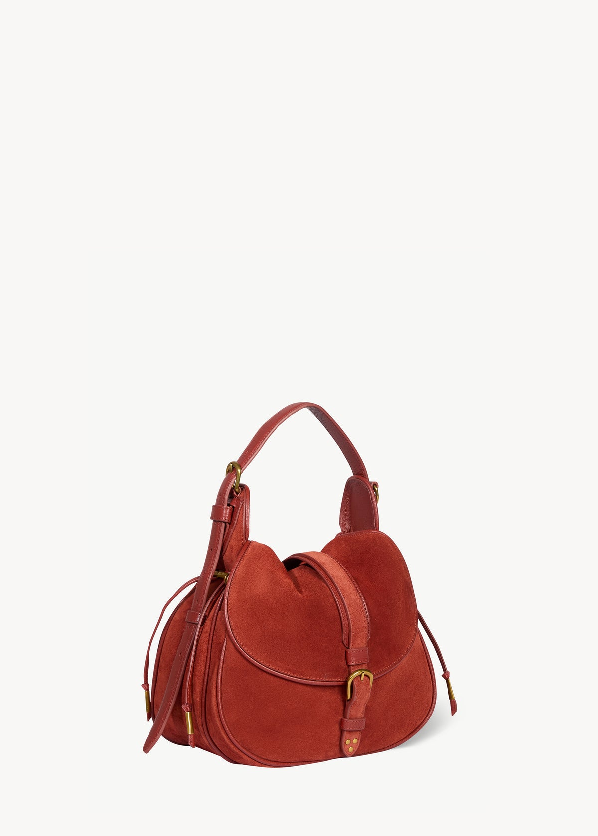 Sac Gildas Croûte Velours Rouille
