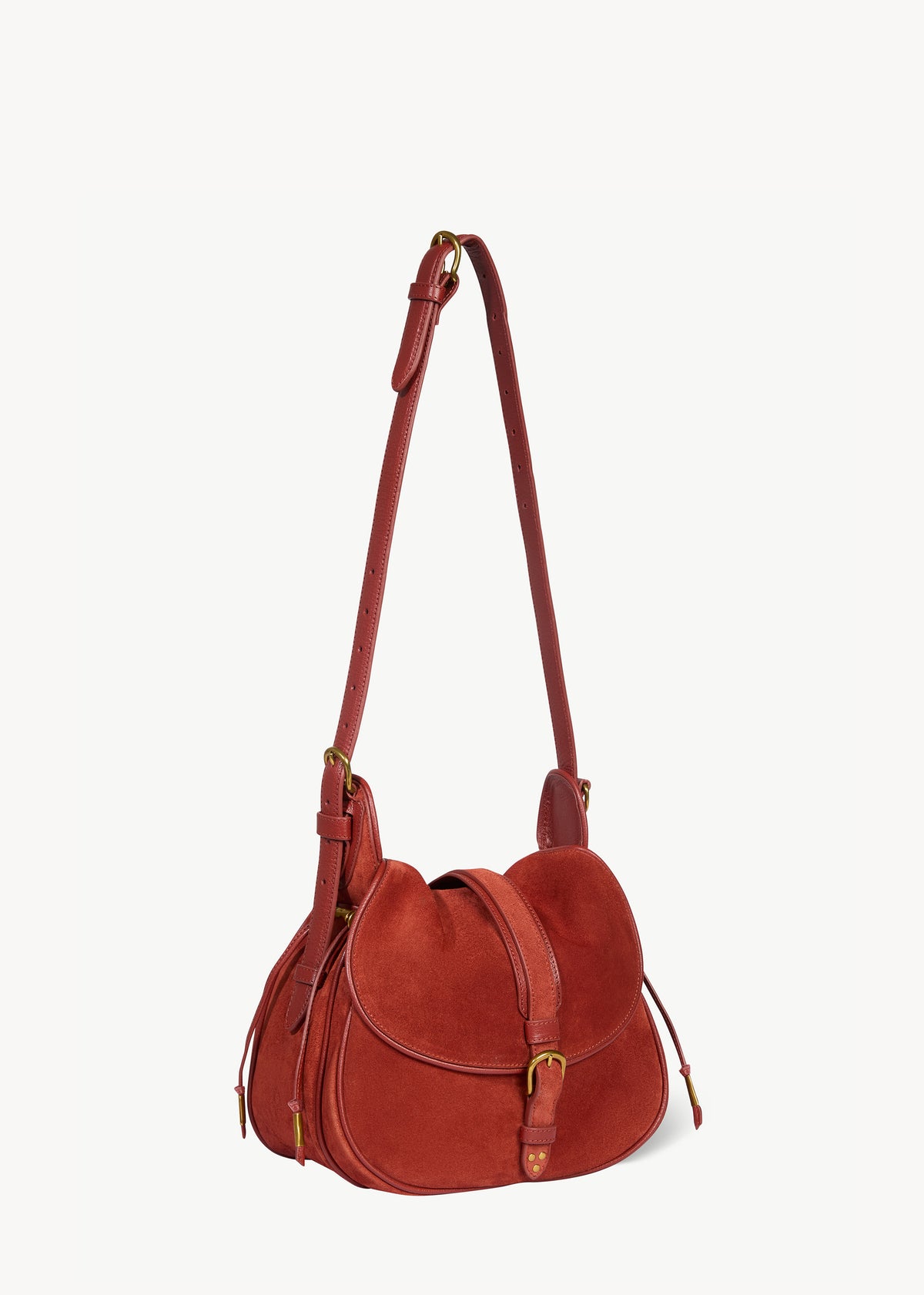 Sac Gildas Croûte Velours Rouille