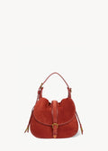 Sac Gildas Croûte Velours Rouille