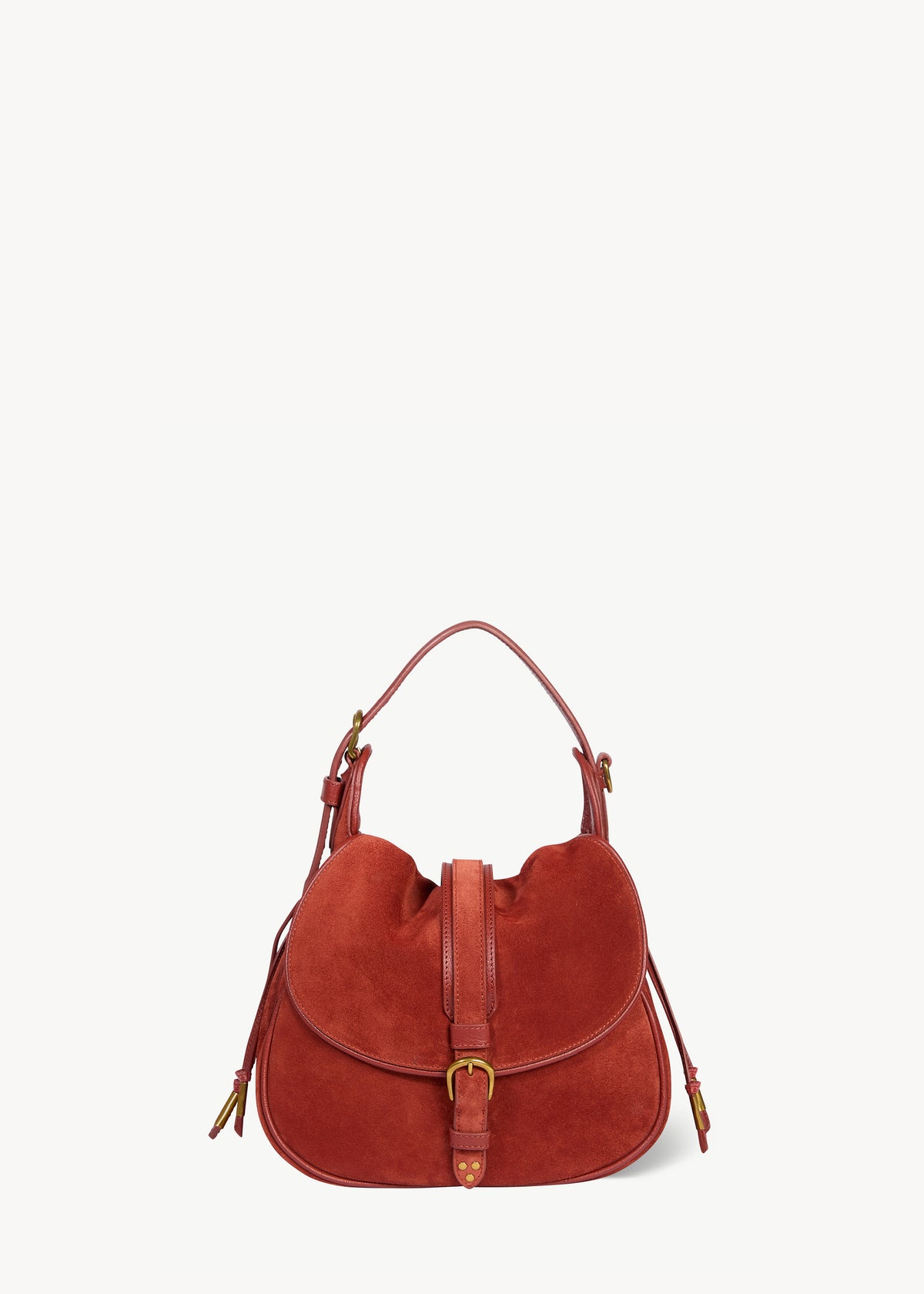 Sac Gildas Croûte Velours Rouille