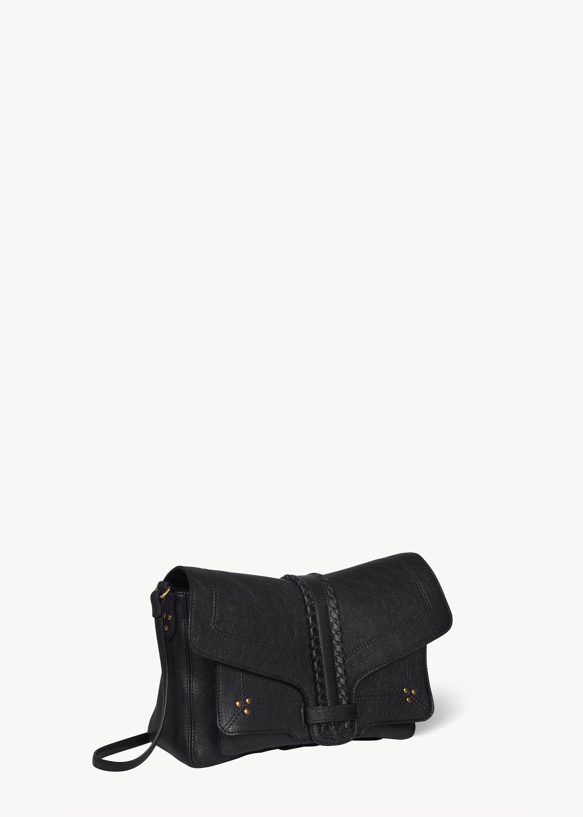 Sac Harry M Chèvre Noir Grainé