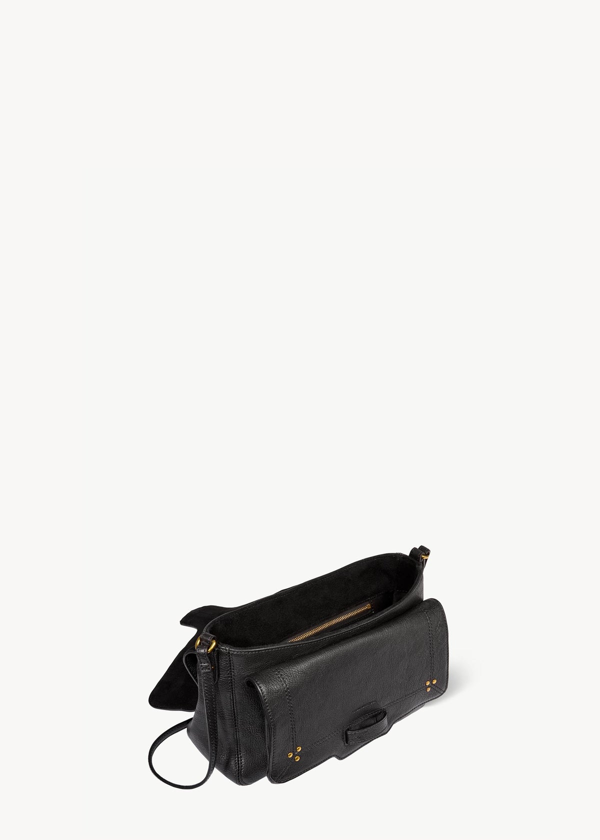 Sac Harry M Chèvre Noir Grainé