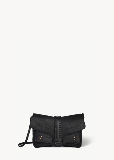 Harry M Tasche Noir Grainé Ziegenleder