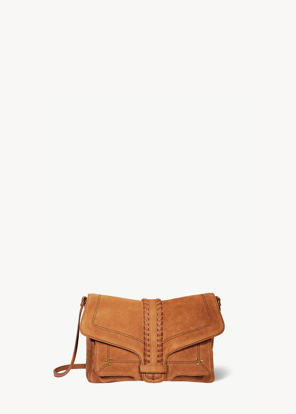Sac Harry M Croûte Velours Caramel