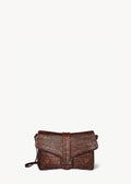 Sac Harry M Mouton Imprimé Croco Cigare