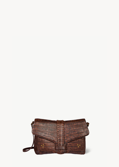 Harry M Tasche Imprimé Croco Cigare Schafleder