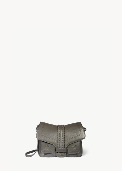 Harry S Tasche Gris Büffelleder
