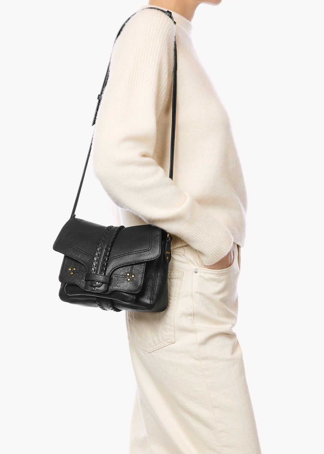 Harry S Bag Noir Grainé Goatskin – Jérôme Dreyfuss